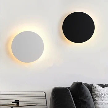 Nástenné Svetlá Držiak Svetla Sconce Svetlo Eclipse Nástenné Svietidlo Jednoduché Moderné Osobnosti Svetlo Nástenné Svietidlo Art Hotel Predné Nočná Lampa