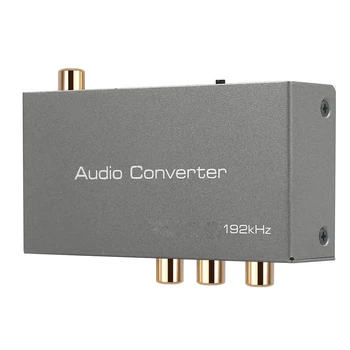 192K DAC Digitálny Analógový Audio Prevodník, HDMI ARC Audio Extractor Toslink Optický Koaxiálny Stereo L/R 3,5 mm Multifunkčné Adaptér