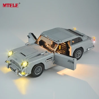 MTELE LED Svetla Kit Pre 10262 Tvorca Jame Dlhopisov Aston Marting DB5 Kompatibilný S 21046 (NIE Zahŕňajú Modelu)