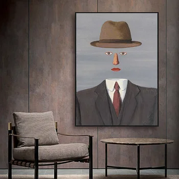Realistický Portrét Abstraktné Plátno Plagát Olej Tlač Známeho Súčasného Umenia Nástenné Maľby Moderného Obývacej Miestnosti Dekorácie Obrázok