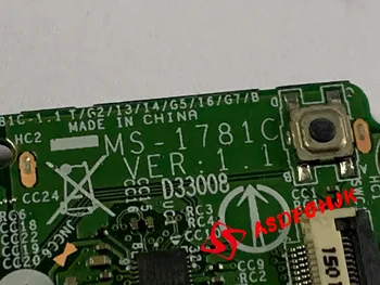 Pôvodný PRE MSI GT72 2QE Vládca Pro Audio Zvuk SD Kartenleser Rada MS-1781C TESED OK