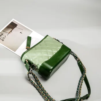 Luxusné dizajnér Ženy Prešívané Kožené kabelky Ženy dvojitá reťaz Taška cez Rameno Značky Dámy Crossbody program messenger Tašky spojka sac