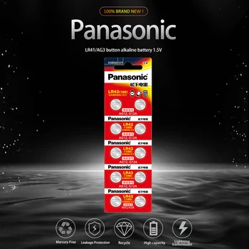 20PC PANASONIC AG12 LR43 186 0%Hg na Hodinky Hračky 1,5 V Bunke Alkalické batérie Pre kalkulačka 0%Hg