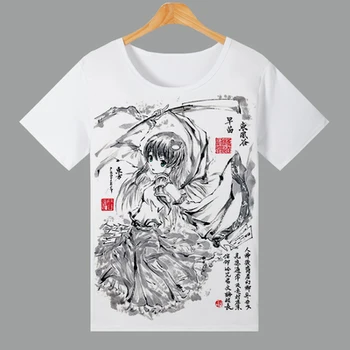 Anime Touhou Projekt T-shirts ženy muži Cosplay Tričko Krátky Rukáv