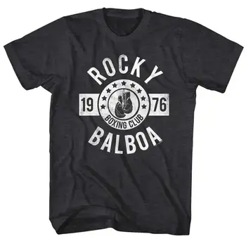 Rocky Tričko Balboa Box Uhlie Heather T-Shirt Bavlny O-Krku Krátkym Rukávom Unisex Tričko Nové, Veľkosť S-3XL
