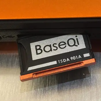 Nové BaseQi Hliníkové MicroSD karta SD Adaptér 901A Pamäťovú Kartu Adaptador TF Flash Pamäte a Čítačky Kariet od spoločnosti Lenovo Yoga 900 & 710 Kvapky