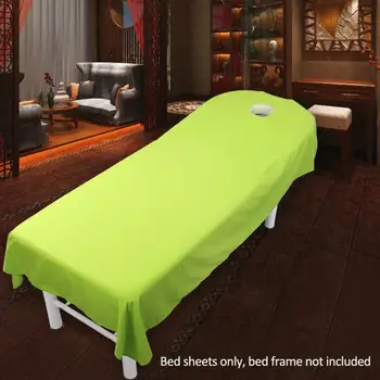 2020 Nové super mäkké kartáčovaný krásy posteľ list krásy posteľ obyčajný posteľ list masážna posteľ list 1pcs bytový textil hotový výrobok