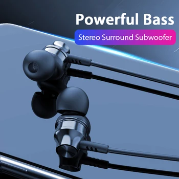 HD stereo zvuk kvalitné Slúchadlá In-Ear Športové Slúchadlá s mikrofónom pre hudbu IPX5 nepremokavé Headset pre mobilný telefón, MP3, MP4