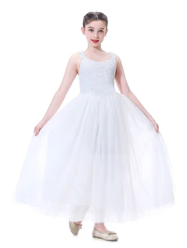 Flofallzique Dievčatá Princezná Šaty Okolo Krku Biele Podväzky Útulný Oblečenie Pre Party, Svadobná Oslava Rozprávka Zobraziť