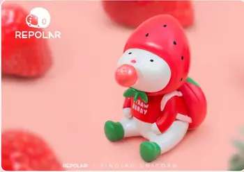 Slepý poľa hľadať jednorožec Repolar ovocie jahody ražni bublina príliv hračka príliv hrať bábika strane originálne dekorácie