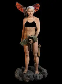 1/32 54 mm Dragon Pani, žena, vojak hračka Živice Model Miniatúrne Auta unassembly Nevyfarbené