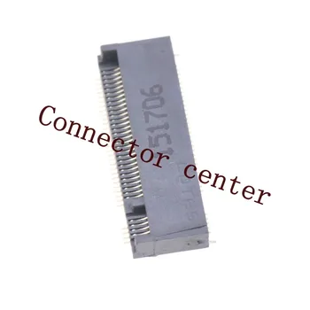 Pôvodné LOTES NGFF Zásuvky 67Pin Tlačidlo M 3.2 mm Výška SSD M. 2 Konektor M kľúč