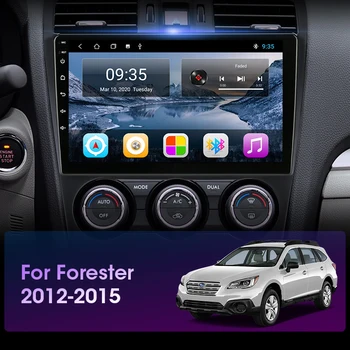 JMCQ Android 9.0 Pre Subaru Forester XV WRX 2012-Auto Rádio Multimediálny Prehrávač 2 Din 2+32 G DSP RDS Split Screen GPS Navigaion