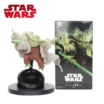 12cm Star Wars Hračky 1/8 Rozsahu Boj Ver Goukai Majster Yoda Akcie Obrázok Sila Prebúdza Jedi dieťa yoda Zber Model