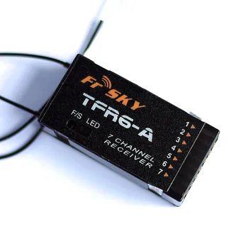 FrSky 2.4 G 7CH TFR6-Prijímač Futaba FASST Kompatibilné (Horizontálne Konektory)