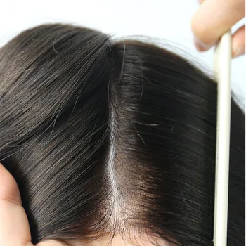 Vlasy Toupee Ultra Tenké Mužov Toupee Poly Tenkú Kožu Pánske Európske Remy Vlasy Náhradné Systém PU Hairpiece Med Kráľovná