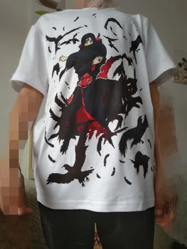 Nové Naruto T-shirt Anime T Shirt Ženy tričko Janpan Uchiha Sasuke cosplay Topy Mužov krátky rukáv Tees