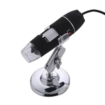 Prenosná Veľkosť LED Digitálny Mikroskop USB Endoskop Fotoaparát Microscopio zväčšovacie sklo Elektronický Mikroskop So Stojanom
