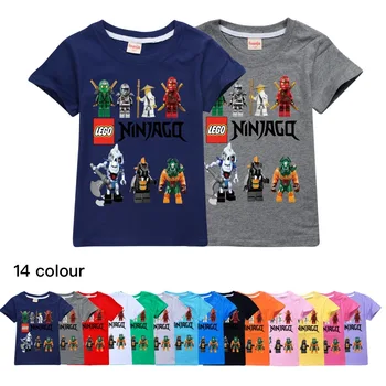 Chlapci T-shirts 2020 Letné Deti Ninjago, T Košele Bavlna Top Tees Chlapci Dievčatá tshirt Kostým Chlapcov, Oblečenie pre Deti, Oblečenie 2-16y