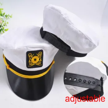 Ktoré kútom výšivka biela vojenský klobúk nastaviteľné bavlna kapitán navy spp pre ženy, mužov námorník snapback spp klobúk kosti