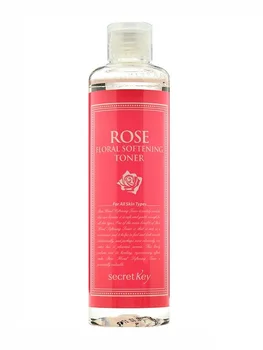 Tajný kľúč/pleťové tonikum s rose extrakt ruže kvetinový zmäkčenie Toner