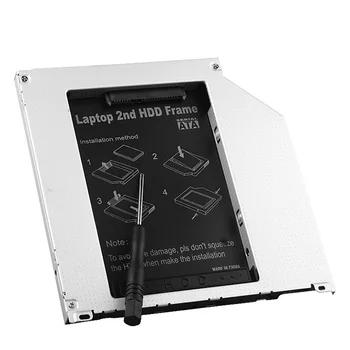 2. HDD Caddy 9,5 mm SATA 3.0 SSD HDD DVD Prípade Krytu Optibay pre Macbook Air Pro 13