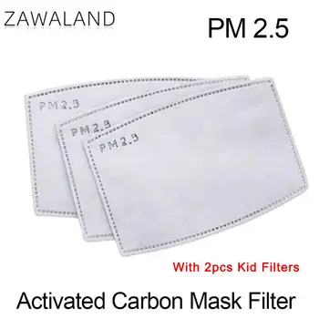 Zawaland Deti Vetruvzdorný Vonkajší Masky Opakovane Kamufláž Masku na Tvár Ochranné PM2.5 Úst Maska s 2 Filtre