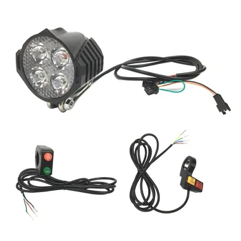 Skúter Predné Svetlo s horn svetlo tlačidlo ECO/TURBO Single/Dual Horn Svetlo Tlačidlo vodičov