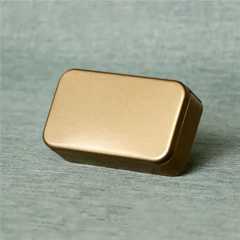Obdĺžnikový Malé Čajové Tin Box Mini Kovový Rámček 6 Candy Farby Skladovanie Organizátor Prípade S Vekom, Mince, Kľúče, Skladovanie Plechovky 12pcs/veľa