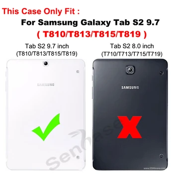 Pre Samsung Galaxy Tab S2 9.7 palca T810 T813 T815 T819 Prípade Deti Bezpečné PC Kremíka Hybrid Anti-jeseň Shockproof Stojan Tabletu Kryt