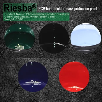 Super PCB UV fotosenzitívne tlačiarenské farby, Zelená,Biela,Modrá,Červená alebo Čierna, PCB UV vyliečiteľná spájky odolať atrament,spájkovacie maska UV atrament