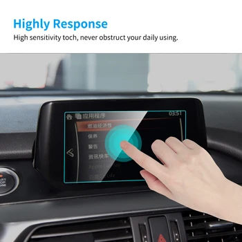 Pre Mazda 6 Atenza Vnútra na roky-2020 Auta GPS Navigácie Tvrdeného Skla na Obrazovku Film Portective Obrazovke Auto Príslušenstvo