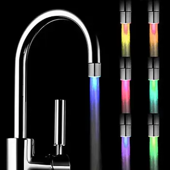Romantický 7 Zmeny Farby, LED Svetlo, Sprcha Hlavu Vodného Kúpeľa Domov Kúpeľňa Svietiť, Domáce Kúpeľne, Kuchyne, Ťuknite na položku Nástroj