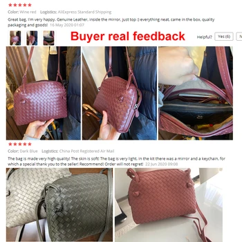 Kožené dámske brašňa Luxusné Značky Módnych Tkané Taška Jednoduchý Shell Taška Vysokej Kvality Messenger Bag Ovčej 2021 Nové
