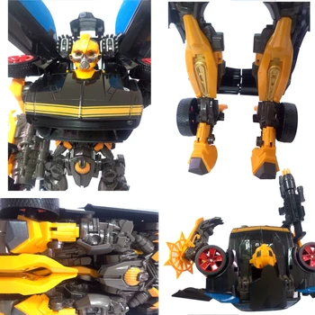 45 cm Robocar Transformácie Black antiq Roboty model Auta, Klasické Hračky Akcie Obrázok Darčeky Pre Deti chlapec, hračky, Hudba modelu auta
