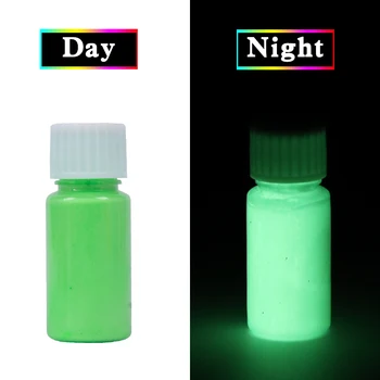 20 g Zeleného Svetelného Farba Glow in the Dark, Fluorescenčné Farby na spoločenské Nechty Dekorácie Halloween