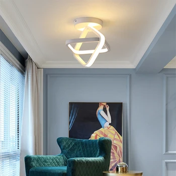 Nová ulička s chodbou LED luster krytý šatňa stmievanie osvetlenia stropné svietidlo jednoduché a krásne