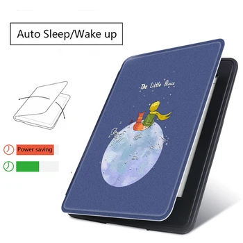 Malý Princ Ochranné puzdro pre Kindle 2019 2018 Prípad Tabletu Kindle J9g29r PQ94WIF Gumy Patent Kožený Kryt pre Kindle