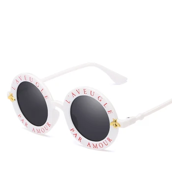 Malé Bee List Okrúhle slnečné Okuliare Ženy 2020 Značky Vintage Odtiene Slnečné Okuliare Oculos Feminino Lentes Gafas De Sol Mujer UV400