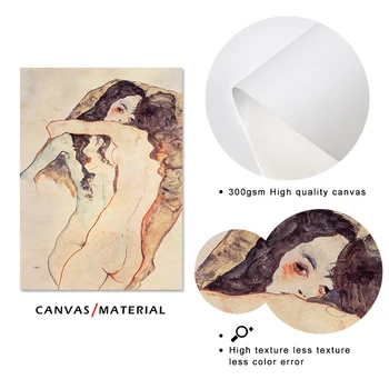 Egon Schiele, náčrt, plagáty vytlačí plátne, obrazy na stenu umenia pre obývacia izba dekor pre spálne, kúpeľňa estetické Dielo
