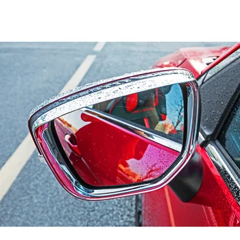 ABS Chrome Spätné Zrkadlo Dažďový Štít Slnečná Clona Kryt Výbava Vozidla Vonkajšie Príslušenstvo vhodné Na Mitsubishi Eclipse Kríž 2018 2019