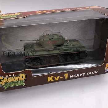1/72 ruskej KV-1 Nádrž Armády Tank Platinum Zberateľskú Zostavený Model Hotový Model Easymodel Hračka