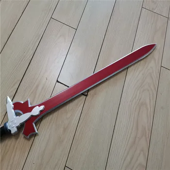 1:1 Sword Art Online Červený Meč Prop Zbraň Kirigaya Kazuto Elucidator Meč Kirito Cosplay SAO Meč PU Hračka 79.5 cm