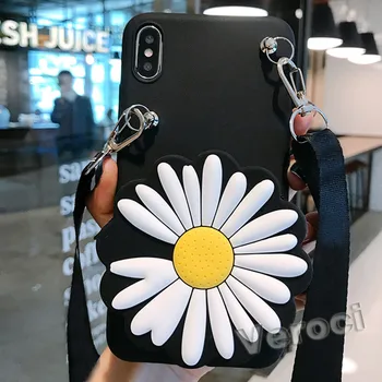 3D animovaný Prípade Huawei P Smart 2020 2019 Plus Pro Z Peňaženky Kryt ozdobná šnúrka na uniforme Mince Tlačidlo Taška pre Huawei Mate 10 20 30 Lite