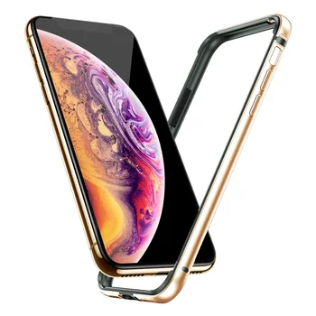 Pre Iphone 11 Pro Max XS MAX XR X Nárazníka Prípade Hliníka Duševné Silikónové Rám Prípade iphone11 iphoneXR Gold Luxusné Príslušenstvo