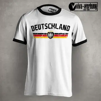 Najnovšie 2019 Módne Letné Krátke Rukávy Bavlna T-Shirt Deutschland T-Shirt 2019 Futbalista Nemecko Trikot Fanst Košele pre Mužov