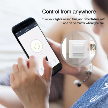 WiFi Smart Svetlo vypínač Zásuvky Zásuvky, Tlačidlo DE EÚ Inteligentný Život Tuya Bezdrôtové Diaľkové Ovládanie Práce s Alexa Domovská stránka Google