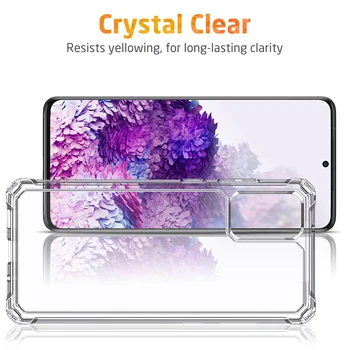 ESR obal pre Samsung Galaxy S20 Plus/Ultra Crystal Clear Kryt Ultra Tenké, Ľahké Prípade Shockproof S20 S20+ Prípade