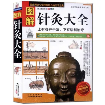 Grafické Akupunktúra a Moxování Daquan Čínskej Medicíny knihy zhong zhen yi jiu Jazyk, v Čínskej pre dospelých