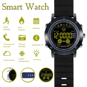 Mpow Veľký Displej Smart Hodinky Bluetooth 4.0, Vodotesný IP67 Športové Smart Hodinky Tracker Vysoká Kompatibilita Smartwatch pre iphone